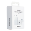 Samsung USB sieťový nabíjací adaptér USB Type-C 15W PD AFC + USB Type-C kábel biely (EP-T1510XWEGEU) originál - 3. kép