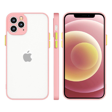 iPhone XR Milky Szilikon flexibilis tok rózsaszín