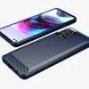 Motorola Moto G100 / Edge S Carbon szénszál mintájú TPU tok fekete - 3. kép