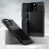 iPhone 13 Pro Max Carbon szénszál mintájú TPU tok fekete - 3. kép