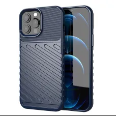 iPhone 13 Pro Max Thunder fokozott védelmet biztosító flexibilis TPU tok kék