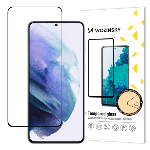 Samsung Galaxy S22 Plus Wozinsky Super Durable Full Glue kijelzővédő üvegfólia kerettel fekete Samsung Galaxy S22 Plus Wozinsky Super Durable Full Glue kijelzővédő üvegfólia kerettel fekete