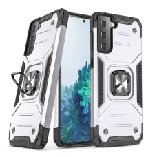 Samsung Galaxy S22 Plus Wozinsky Ring Armor Case Kickstand telefontok ezüst