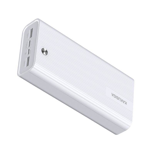 KAKU Power Bank 20000mAh 2xUSB + USB-C 2.1A fehér
