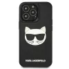 iPhone 13 Pro 6.1'' Karl Lagerfeld KLHCP13LCH3DBK 3D Rubber Choupette tok fekete - 3. kép