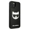 iPhone 13 Mini 5.4'' Karl Lagerfeld KLHCP13SCH3DBK 3D Rubber Choupette tok fekete - 2. kép