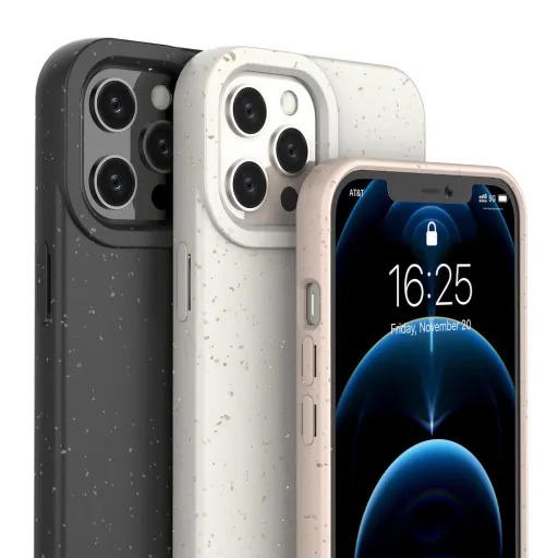 iPhone 12 Pro Max Szilikon eco shell zöld