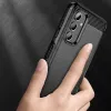 Samsung Galaxy A13 5G Carbon szénszál mintájú TPU tok fekete - 3. kép