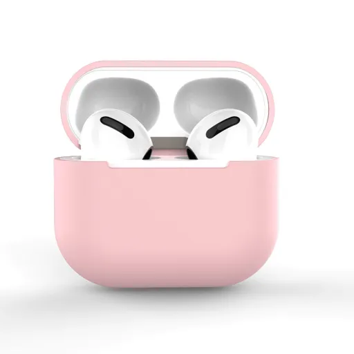 Airpods Pro 1/2 szilikon tok rózsaszín