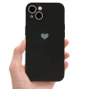 iPhone 11 Pro Vennus szilikon tok szív mintával fekete - 4. kép