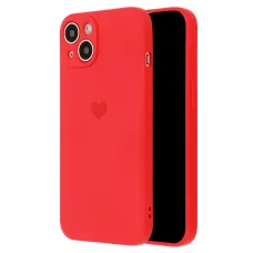 iPhone 11 Pro Vennus szilikon tok szív mintával piros