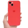 iPhone 11 Vennus szilikon tok szív mintával piros - 4. kép