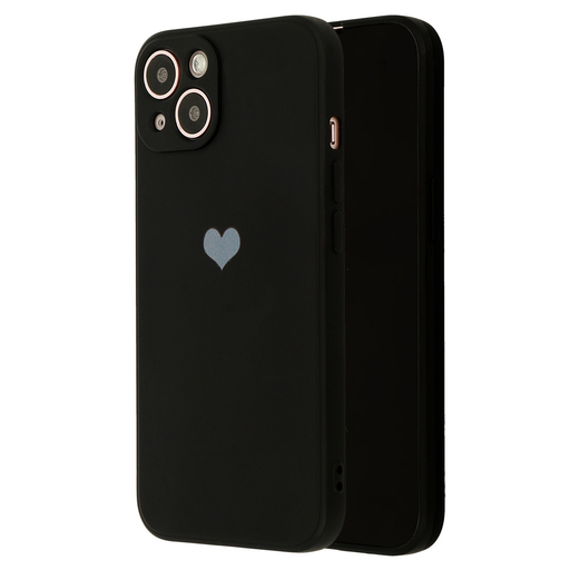 iPhone 12 Vennus szilikon tok szív mintával fekete iPhone 12 Vennus szilikon tok szív mintával fekete