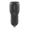 Belkin Boost Charge autós szivargyújtós töltő Dual USB-A 24W, fekete (CCB001btBK) - 2. kép