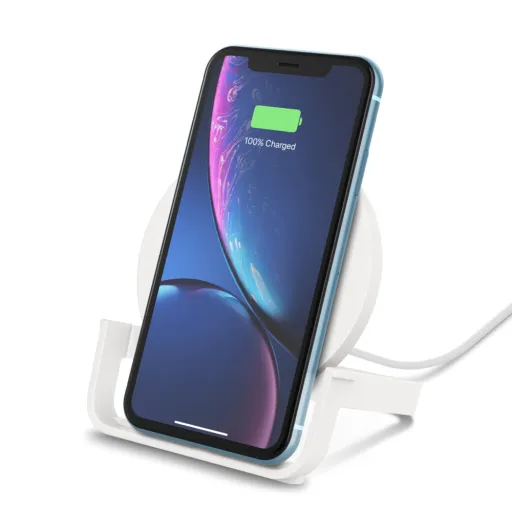 Belkin Boost Charge vezeték nélküli töltőállvány 10W, fehér (WIB001vfWH)