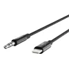 Belkin Lightning - 3.5mm audio jack kábel 1.8m, fekete (AV10172bt06-BLK) - 0. kép