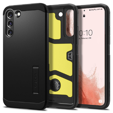 Samsung Galaxy S22 Spigen Tough Armor tok kihajtható támasszal fekete (ACS03991)