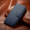 Samsung Galaxy A53 5G mágneses PU bőr fliptok kártyatartóval kék Alphajack - 4. kép