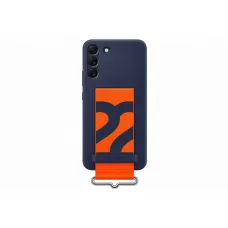 Samsung Galaxy S22 Plus Samsung szilikon gyári tok pánttal tengerészkék