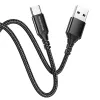 Borofone BX54 Ultra Bright USB - USB Type-C kábel 2.4A 1m fekete - 0. kép