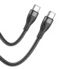 Borofone BX61 Source USB Type-C - USB Type-C kábel 60W 3A 1m fekete - 0. kép