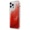 iPhone 11 Pro Liquid Heart folyékony flitteres tok piros - 1. kép