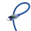 Borofone BU32 Exclusive USB - Lightning 2.4A 1.2m kék - 0. kép