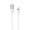 Borofone BX19 Benefit USB - Lightning kábel 2.4A 1m fehér - 3. kép