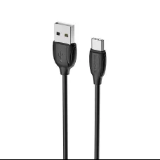 Borofone BX19 Benefit USB - USB Type-C kábel 3A 1m fekete