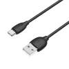 Borofone BX19 Benefit USB - USB Type-C kábel 3A 1m fekete - 1. kép