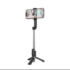 Borofone BY9 Streamer Selfie bot és tripod bluetooth távirányítóval fekete