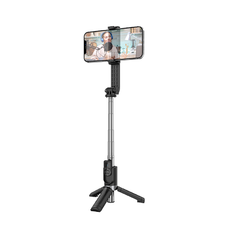 Borofone BY9 Streamer Selfie bot és tripod bluetooth távirányítóval fekete