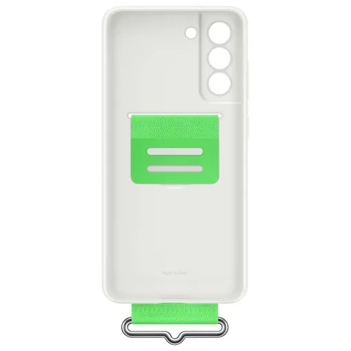 Samsung Galaxy S21 FE Samsung szilikon gyári tok pánttal fehér Samsung Galaxy S21 FE Samsung szilikon gyári tok pánttal fehér