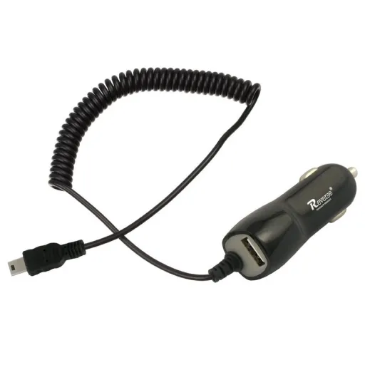Reverse MT-C227W autós töltő szivargyújtó, 2.1A, mini USB kábellel