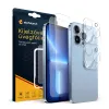 iPhone 13 Pro Max 2db üvegfólia + 2db kamera lencse védő, felhelyező kerettel 9H 2.5D HD 0.33mm Alphajack thumbnail