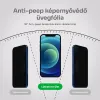 iPhone 13 Pro Max/14 Plus Privacy kijelzővédő üvegfólia 0.33mm 9H Alphajack - 0. kép