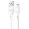 Borofone BX43 Cooljoy USB - micro USB 2.4A kábel 1m fehér - 0. kép