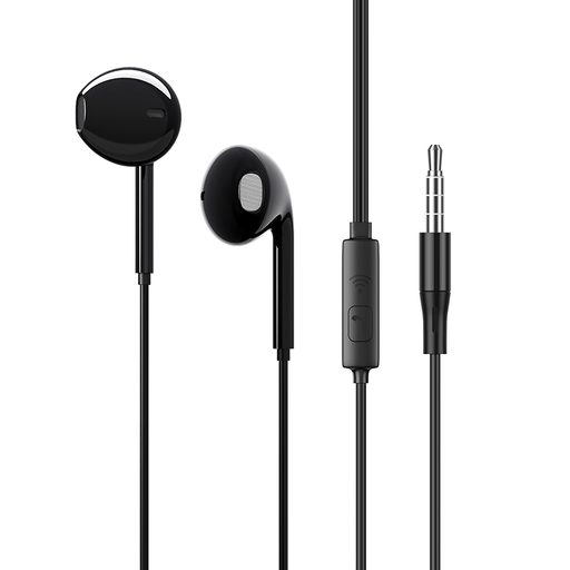 Borofone Maya BM54 fülhallgató mikrofonnal fekete 3.5mm jack