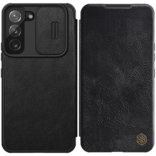 Samsung Galaxy S22 Plus Nillkin Qin Pro bőr fliptok fekete Samsung Galaxy S22 Plus Nillkin Qin Pro bőr fliptok fekete