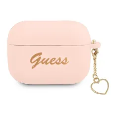 Guess Silicone Charm GUAPLSCHSP AirPods Pro 1/2 tok pink