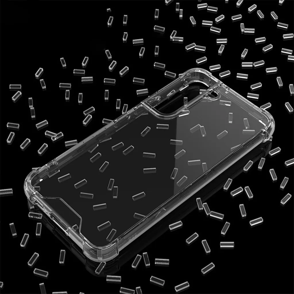 Samsung Galaxy S22 Plus ütésálló átlátszó kemény TPU tok sarokvédelemmel Alphajack - 7