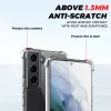 Samsung Galaxy S22 Ultra ütésálló átlátszó kemény TPU tok sarokvédelemmel Alphajack - 4. kép