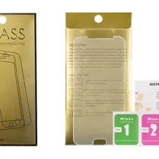 Motorola Moto E30/E40 Glass Gold kijelzővédő üvegfólia