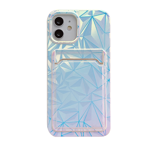 iPhone 13 TPU tok színjátszó gyémánt mintával, kártyatartóval Alphajack iPhone 13 TPU tok színjátszó gyémánt mintával, kártyatartóval Alphajack