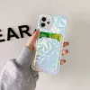 iPhone 13 Pro TPU tok színjátszó gyémánt mintával, kártyatartóval Alphajack - 4. kép