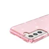 Samsung Galaxy S22 TPU áttetsző shining tok rose gold Alphajack - 1. kép