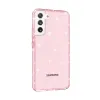 Samsung Galaxy S22 TPU áttetsző shining tok rose gold Alphajack - 2. kép