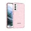 Samsung Galaxy S22 TPU áttetsző shining tok rose gold Alphajack - 4. kép