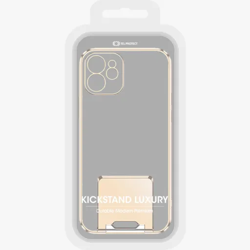 iPhone 11 Pro Tel Protect Kickstand Luxury tok támasztékkal arany