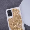 iPhone 13 Pro Max Liquid Sparkle folyékony flitteres tok arany - 3. kép